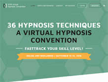 Tablet Screenshot of hypnosisconvention.com
